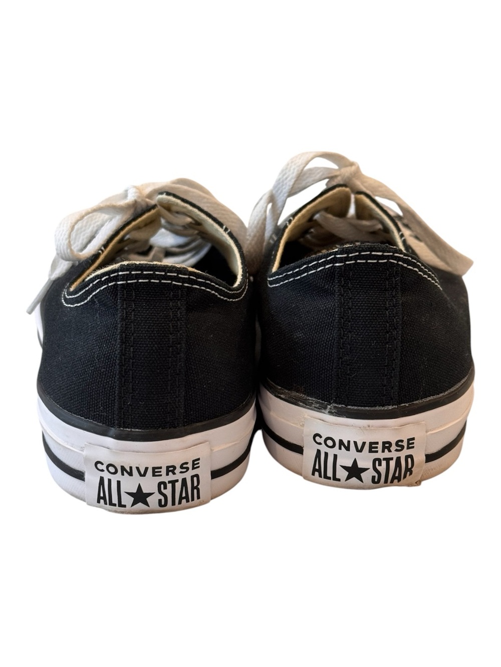 Converse Chuck Taylor All Star Black Classic Low-Top Sneakers - Picture 6 of 8